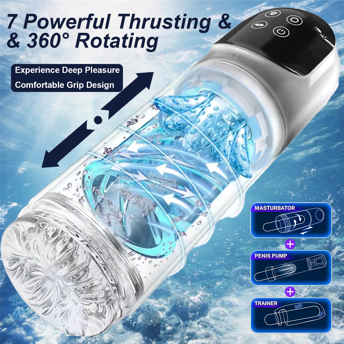 💥 2026 Father's Day 50% OFF 🔥 THRUSTIX™ Pro 9in1 Smart AI Led LCD Trainer For Men